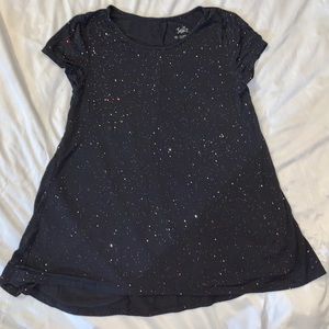 Justice Girls flowing shirt - sparkly glittery